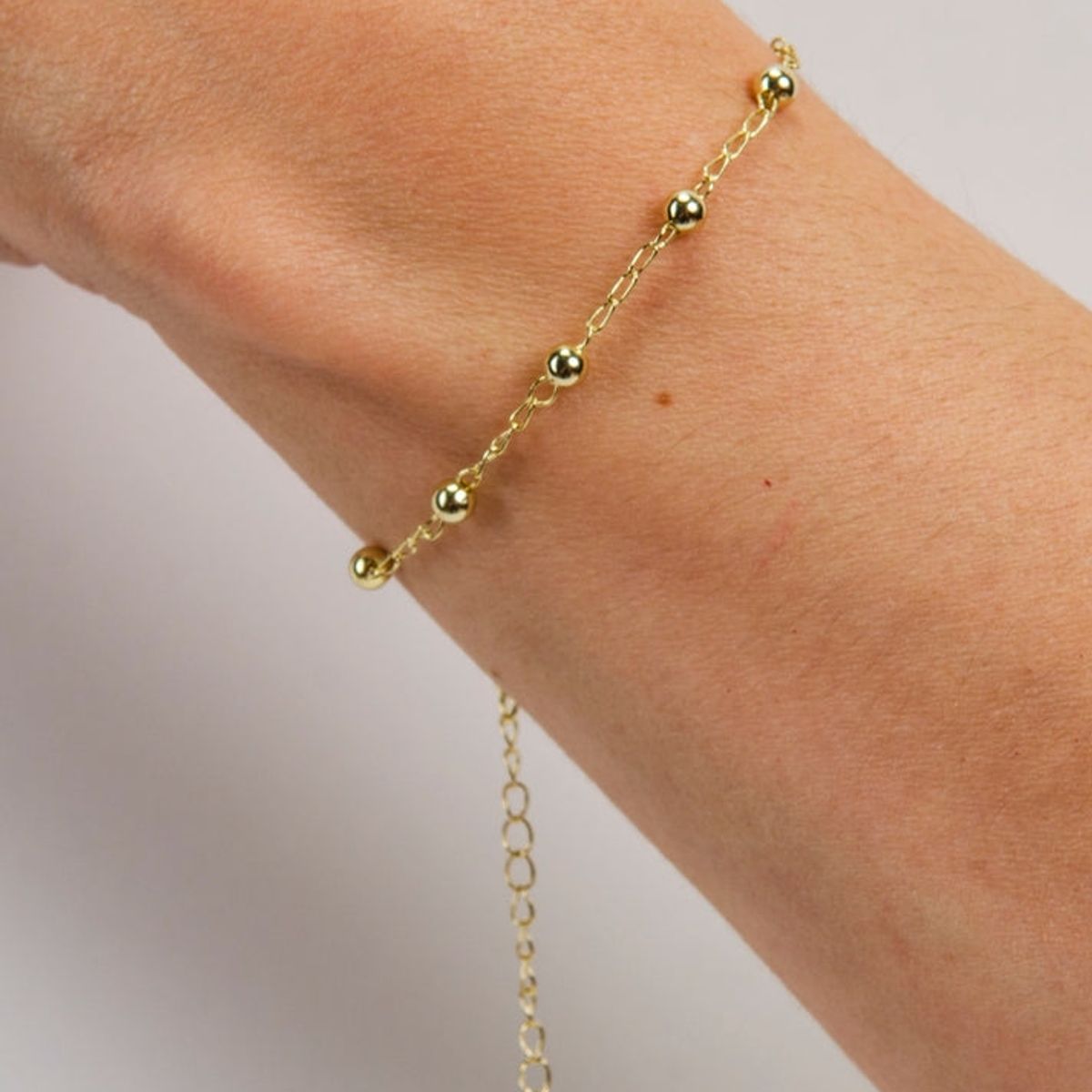VIZIATO - Pulsera palline enchapado en oro