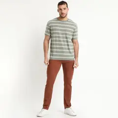 TRUVAL - Polera Look Denim Gris Claro