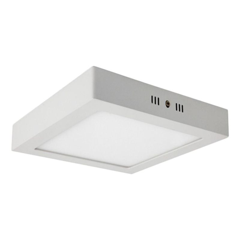 UNILUX - Panel Led Cuadrado 12w Luz Cálida Sobrepuesto UNILUX