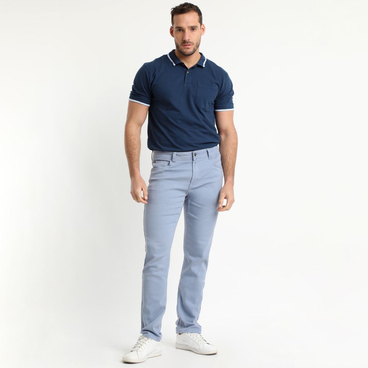 TRUVAL - Jeans Bulldenim Celeste Medio TRUVAL