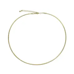 VIZIATO - Collar tiara enchapado en oro