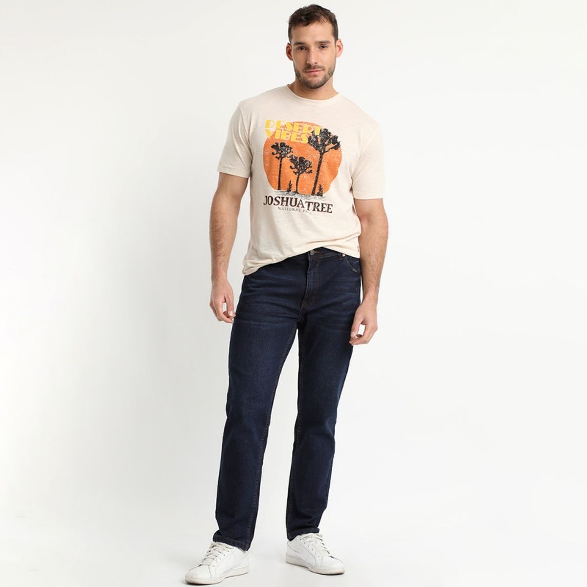 TRUVAL - Jeans Tendencia Slim Fit Azul Marino TRUVAL