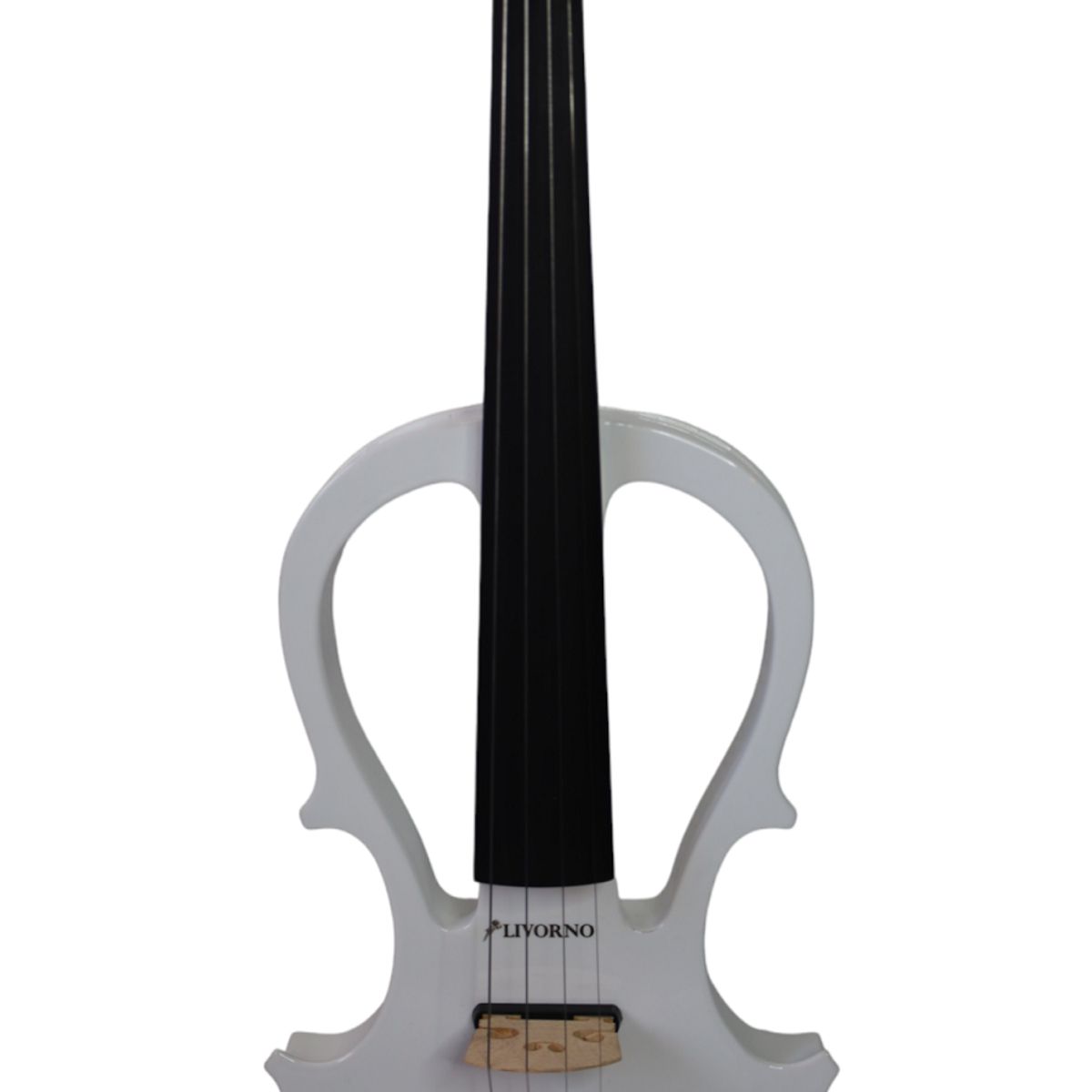 LIVORNO - Violín Eléctrico Livorno 4/4 Blanco LIV-E-40WH