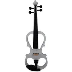 LIVORNO - Violín Eléctrico 4/4 Blanco LIV-E-40WH