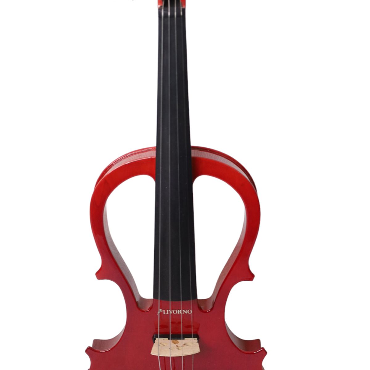LIVORNO - Violín Eléctrico Livorno 4/4 Rojo LIV-E-40RD