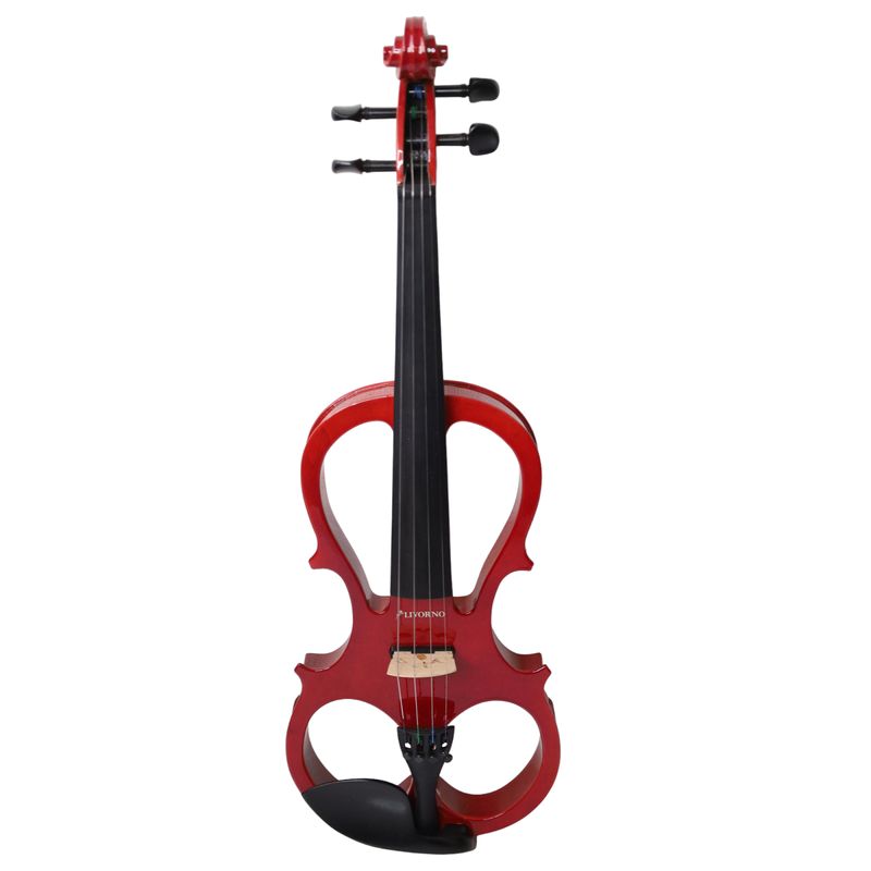 LIVORNO - Violín Eléctrico Livorno 4/4 Rojo LIV-E-40RD