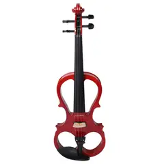 LIVORNO - Violín Eléctrico 4/4 Rojo LIV-E-40RD