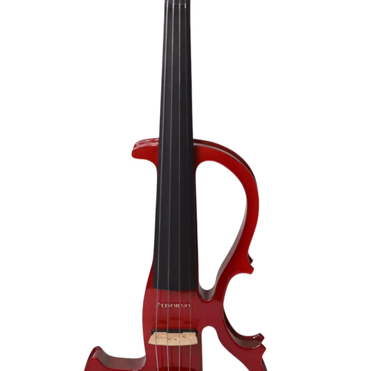 LIVORNO - Violín Eléctrico Livorno 4/4 Rojo LIV-E-41RD