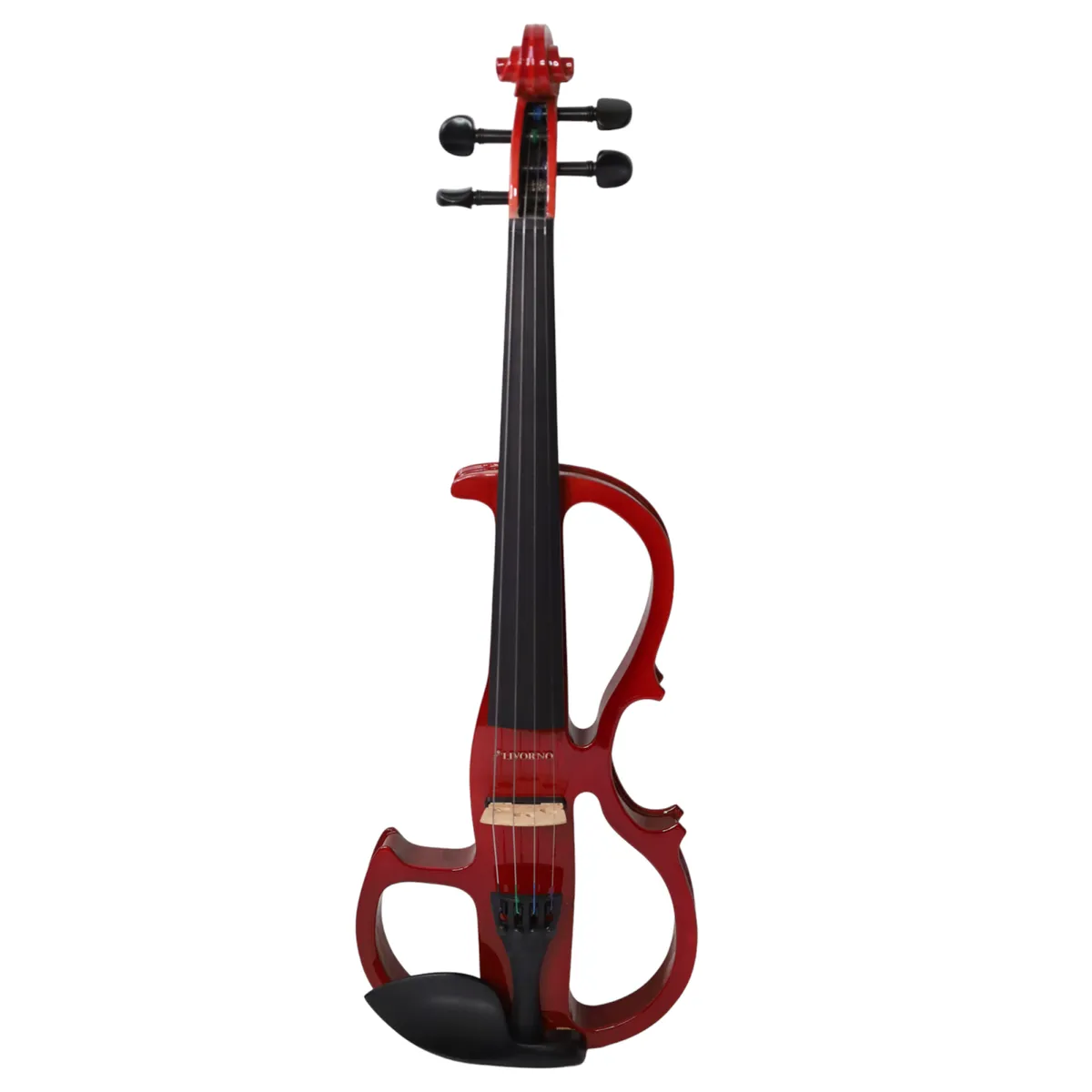 LIVORNO - Violín Eléctrico Livorno 4/4 Rojo LIV-E-41RD