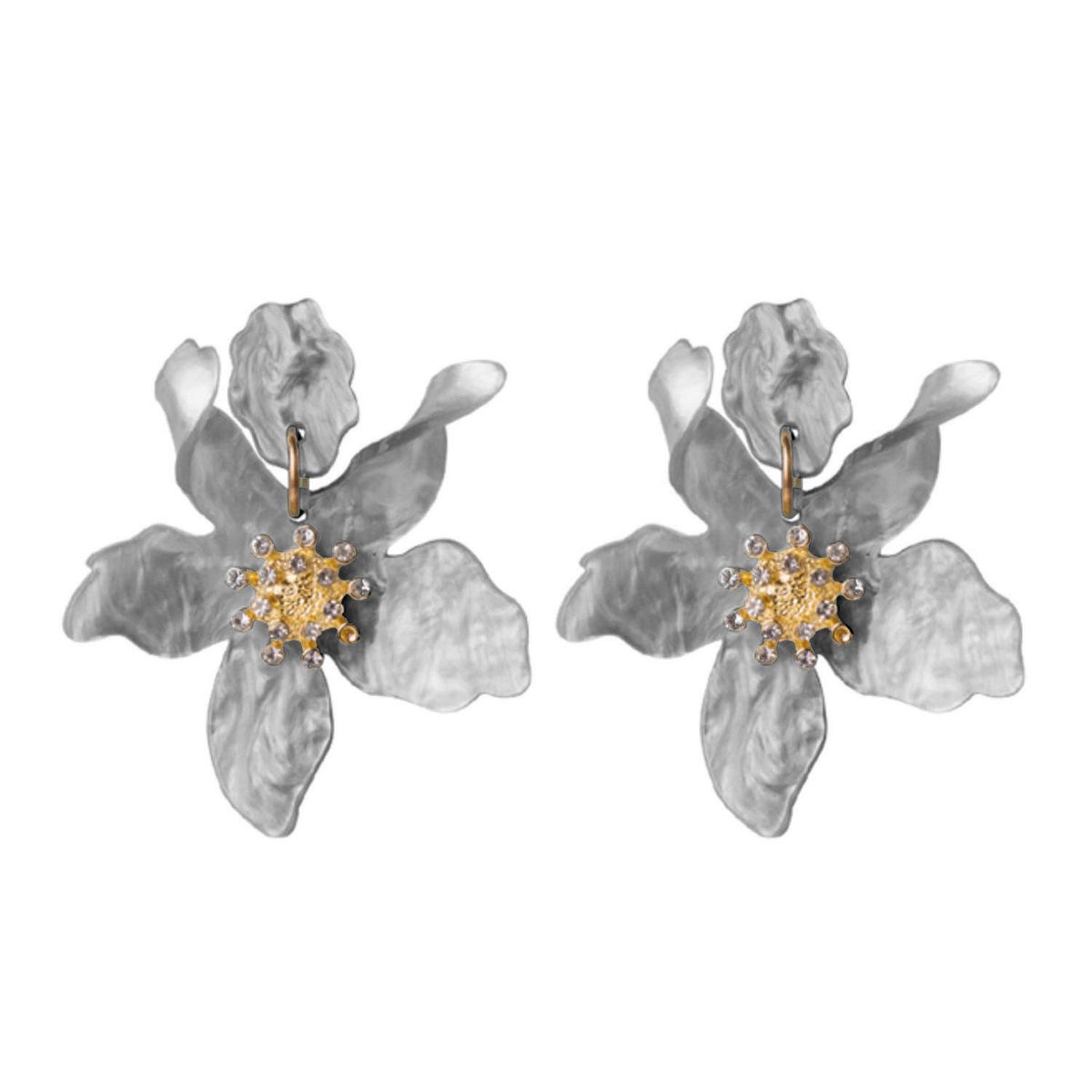 MARIA PASKARO - Aros Amapola Gris María Paskaro - Gris