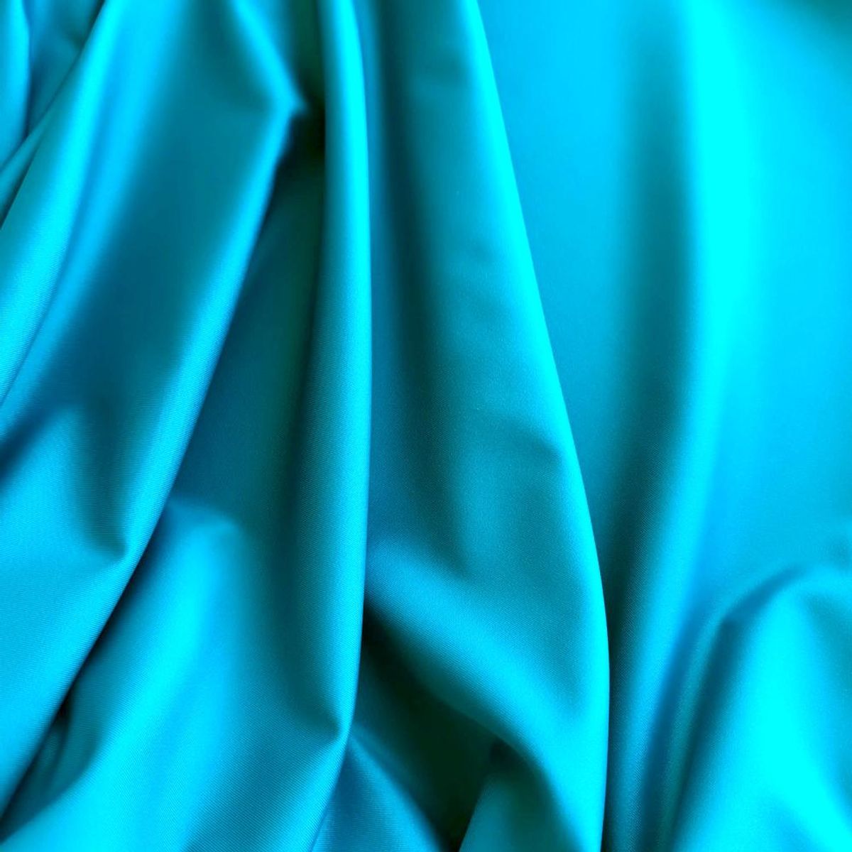 MARIA PASKARO - Vestido Largo Marken Turquesa Lycra Vuelo Grande Maria Paskaro MARIA PASKARO