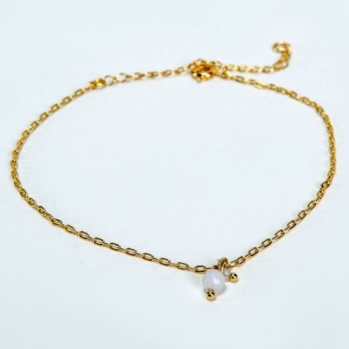 VIZIATO - Tobillera one moss enchapado en oro