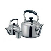 Tetera acero inoxidable 3 litros + 0.9 litros DC