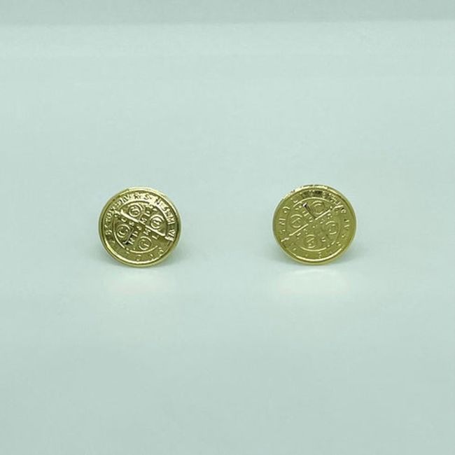 VIZIATO - Aro san expedito enchapado en oro