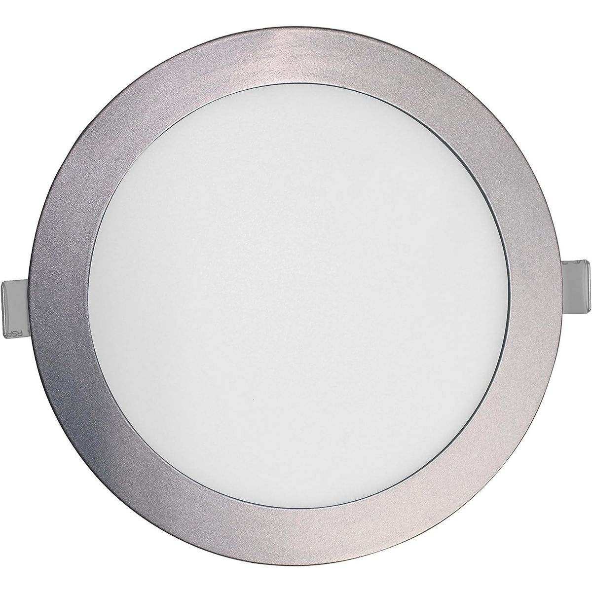 GENERICO - Foco Panel Embutido Redondo 18w Plateado Luz Neutra 4000K