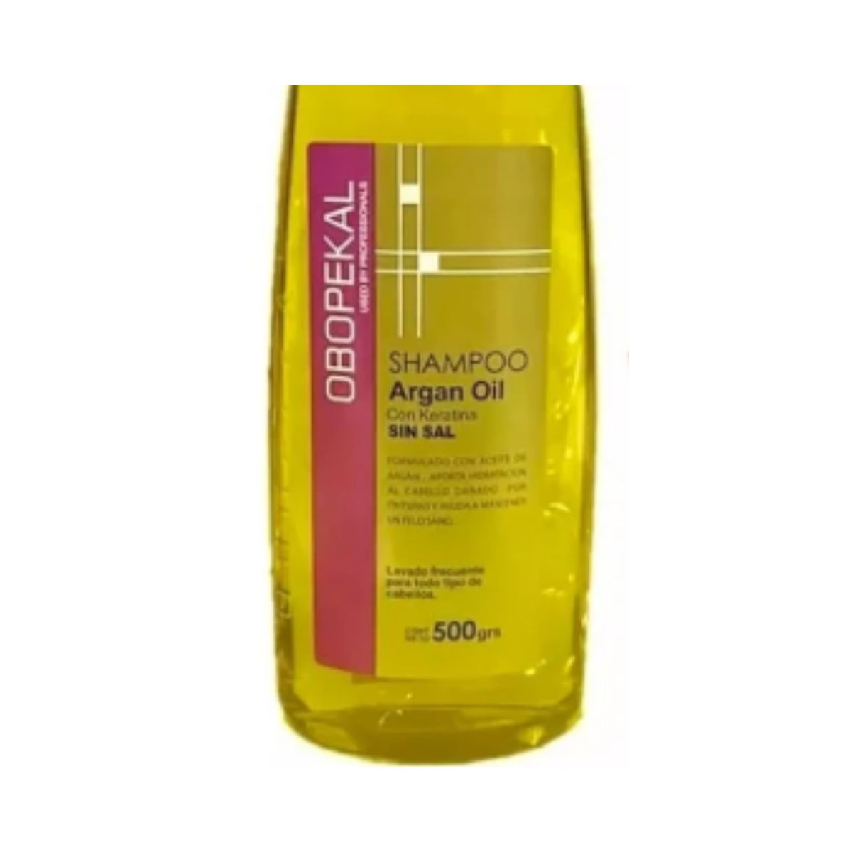 BIOKERASSE - Shampoo Argan Oil + Keratina Sin Sal 500 Ml.