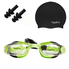 TRAINING PRO - Set Natación Niño-junior Hydro®: Gorra + Lentes + Tapon Oído
