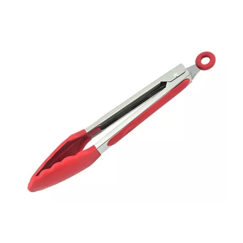GENERICO - Pinzas Tenazas Cocina Asados Bbq Comedor Acero Inox Silicona