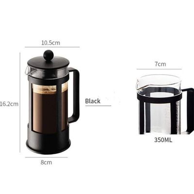 Imagen 2 del producto Cafetera Francesa 350 ML De Vidrio Con Filtro