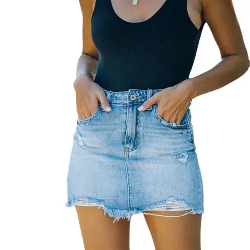 BLWOENS - Pantalones cortos vaqueros para mujeres Jeans