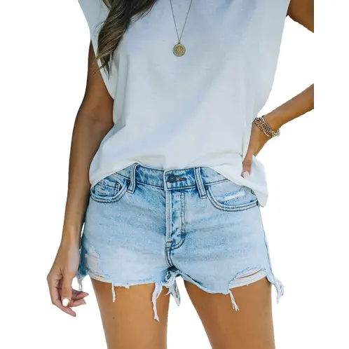 BLWOENS - Pantalones cortos vaqueros para mujeres Jeans