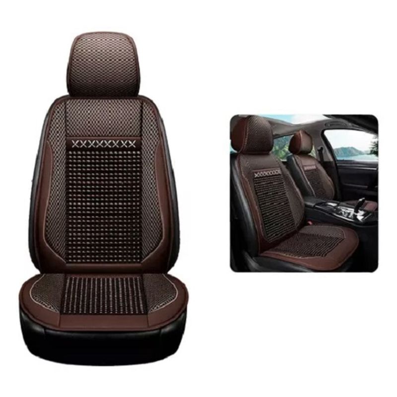 GENERICO - X1 Cubre Asiento Bambu Esferas Eco-cuero Valor Pieza 216053