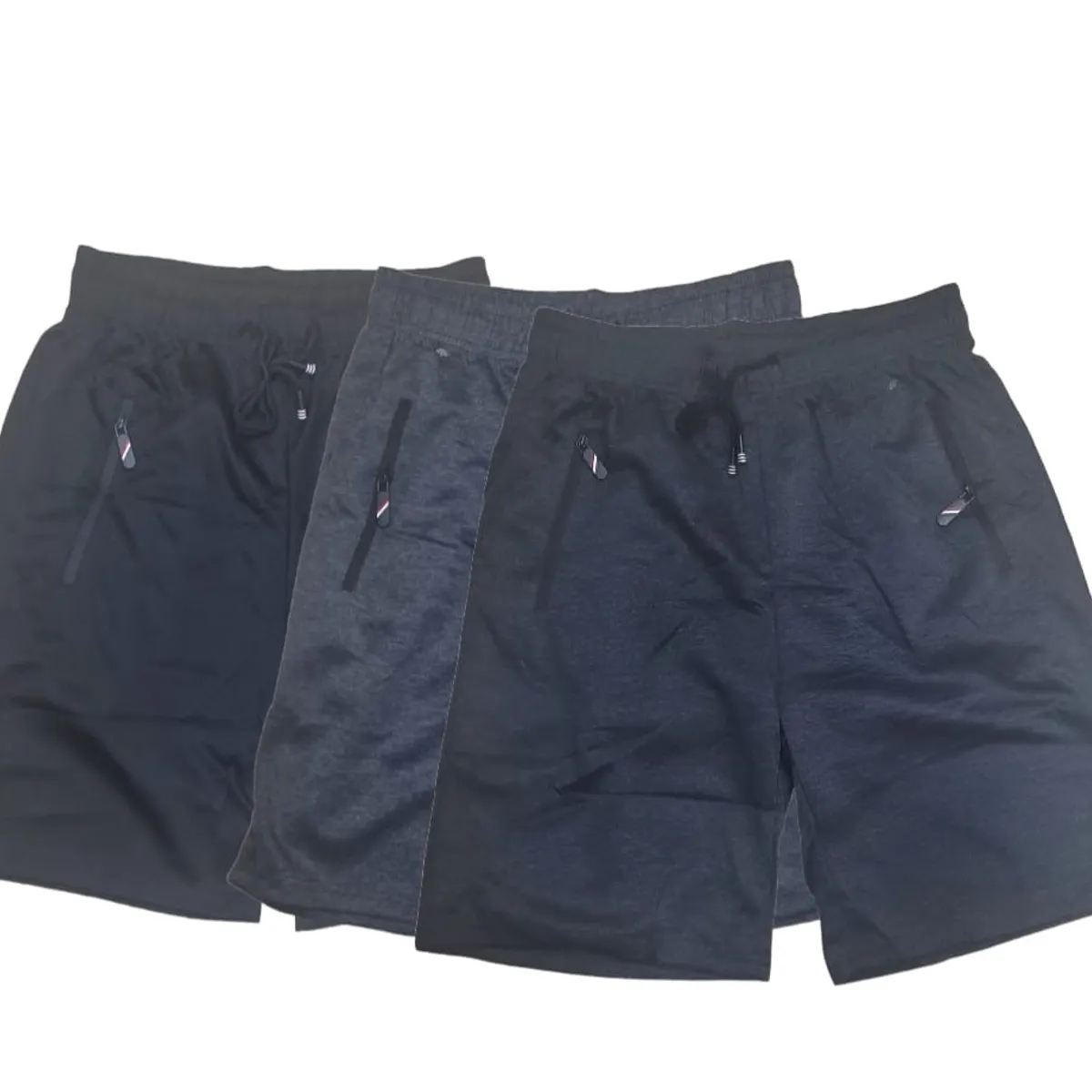 AGW - Pack 3 Shorts Hombre Algodón. Liso Fit Deportivo