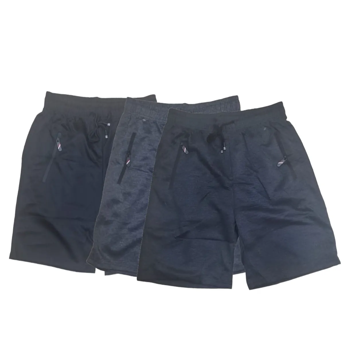 AGW - Pack 3 Shorts Hombre Algodón. Liso Fit Deportivo