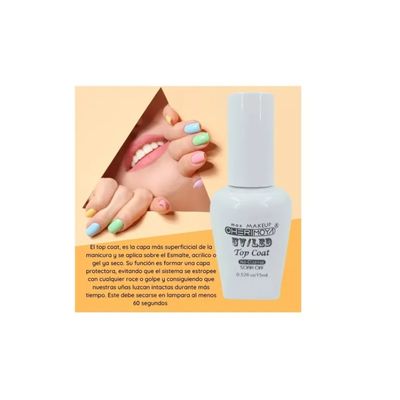 Imagen 2 del producto Primer - Base Coat - Top Coat - Top Coat Matte Cherimoya
