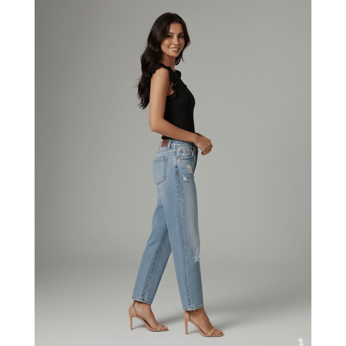 MABELLE - BODY ESCOTE REDONDO VUELOS