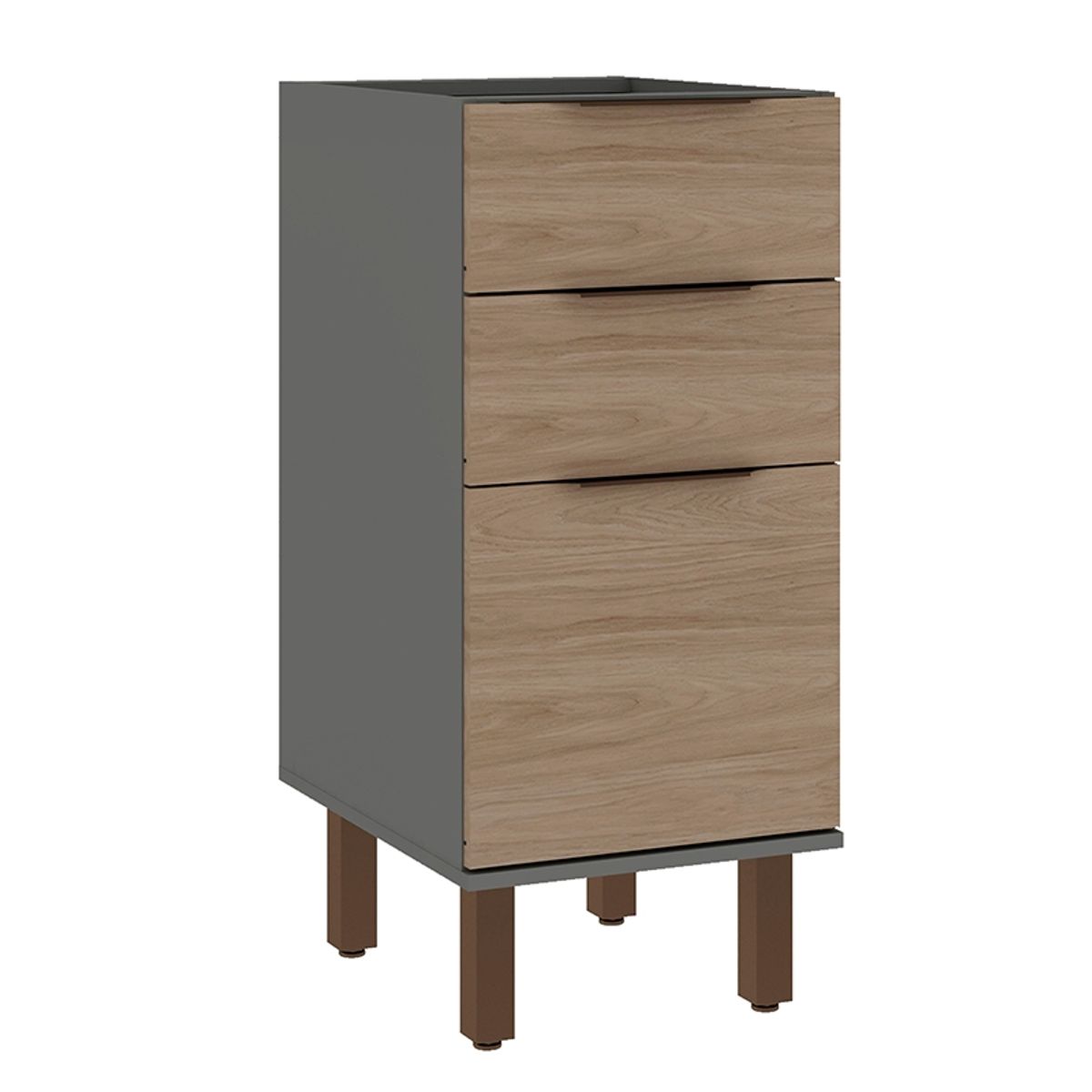 DF HOME - Mueble Base 3 Cajones 40 cm 1627 Itapua