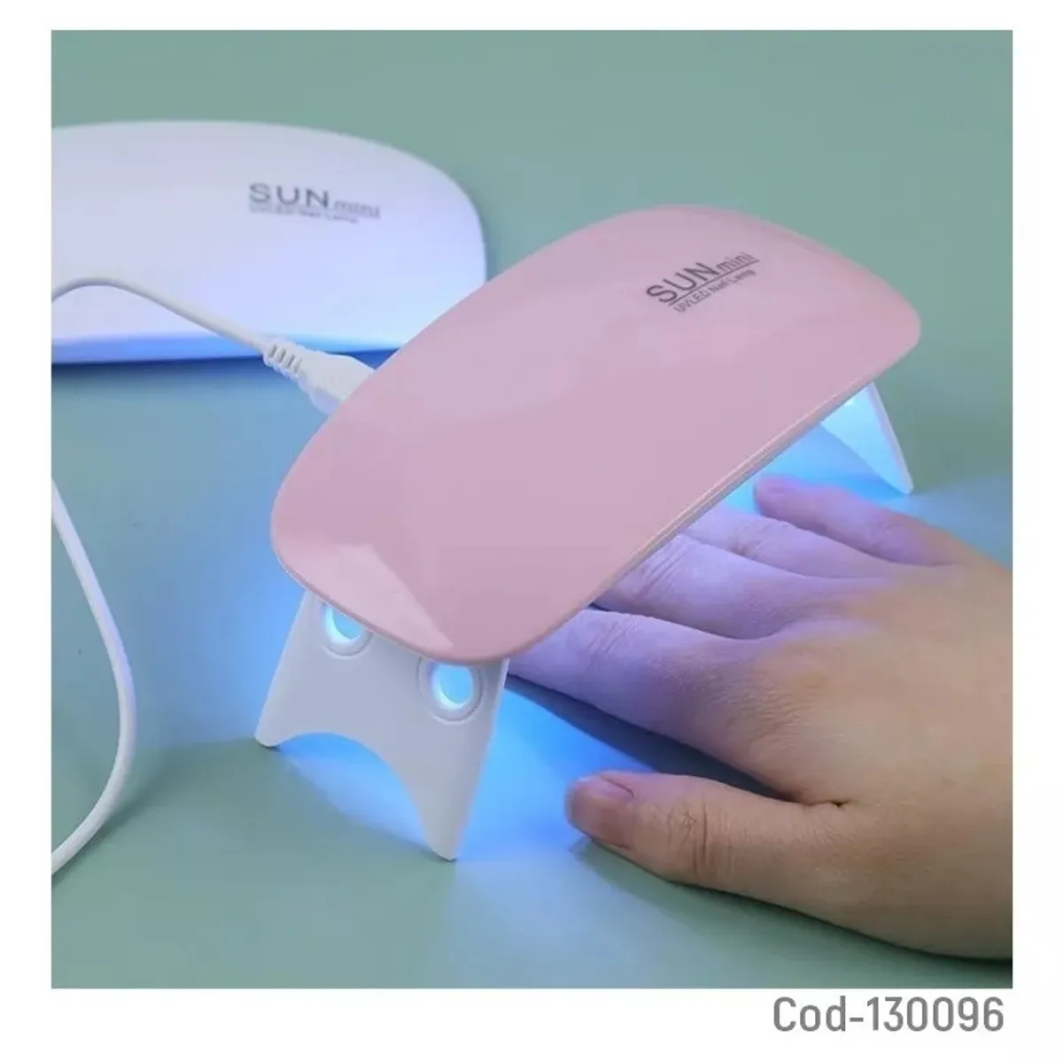 GENERICO - Secadora Uv Manicure, Mini Sun 6 Led, Usb, Plegable