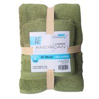 Set De Toalla Baño + Mano 4 Piezas De 400g Af By Olivo