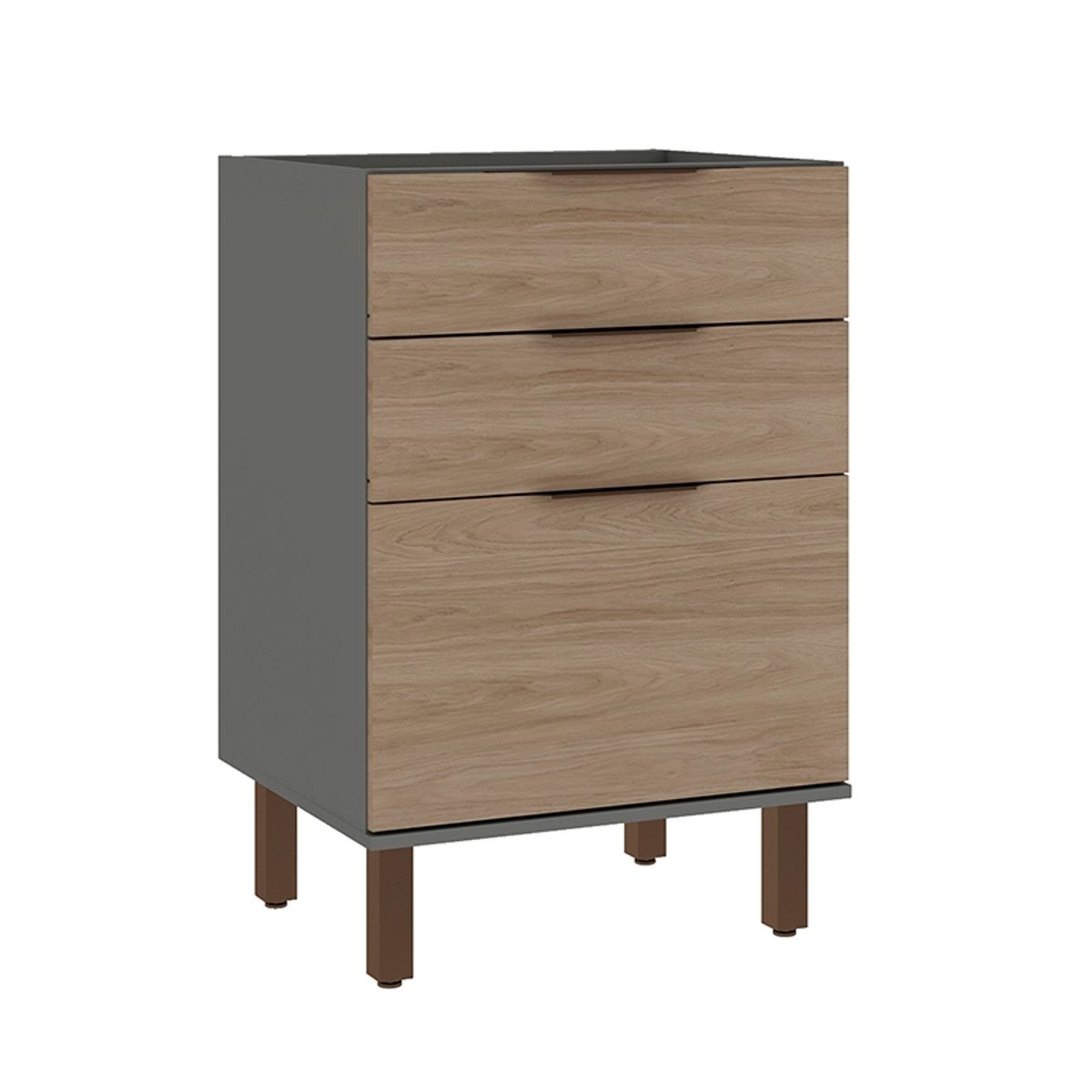 DF HOME - Mueble Base 3 cajones 1604 Itapua