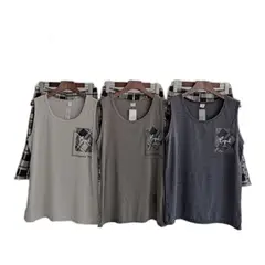 MEDIA LUNA - Pijama Hombre Polera Sin Mangas y Short Diseño Estampado Cupid