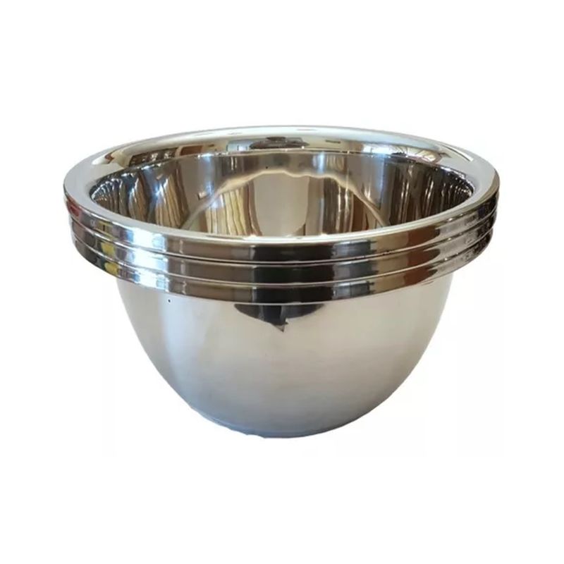 GENERICO - Bowl 30cm Acero Inoxidable Repostería Pocillo Fuente 6000ml
