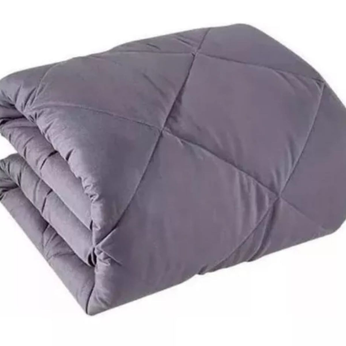 GENERICO - Plumon Edredon nordico super suave Reversible 1,5 plaza Gris y Azul M