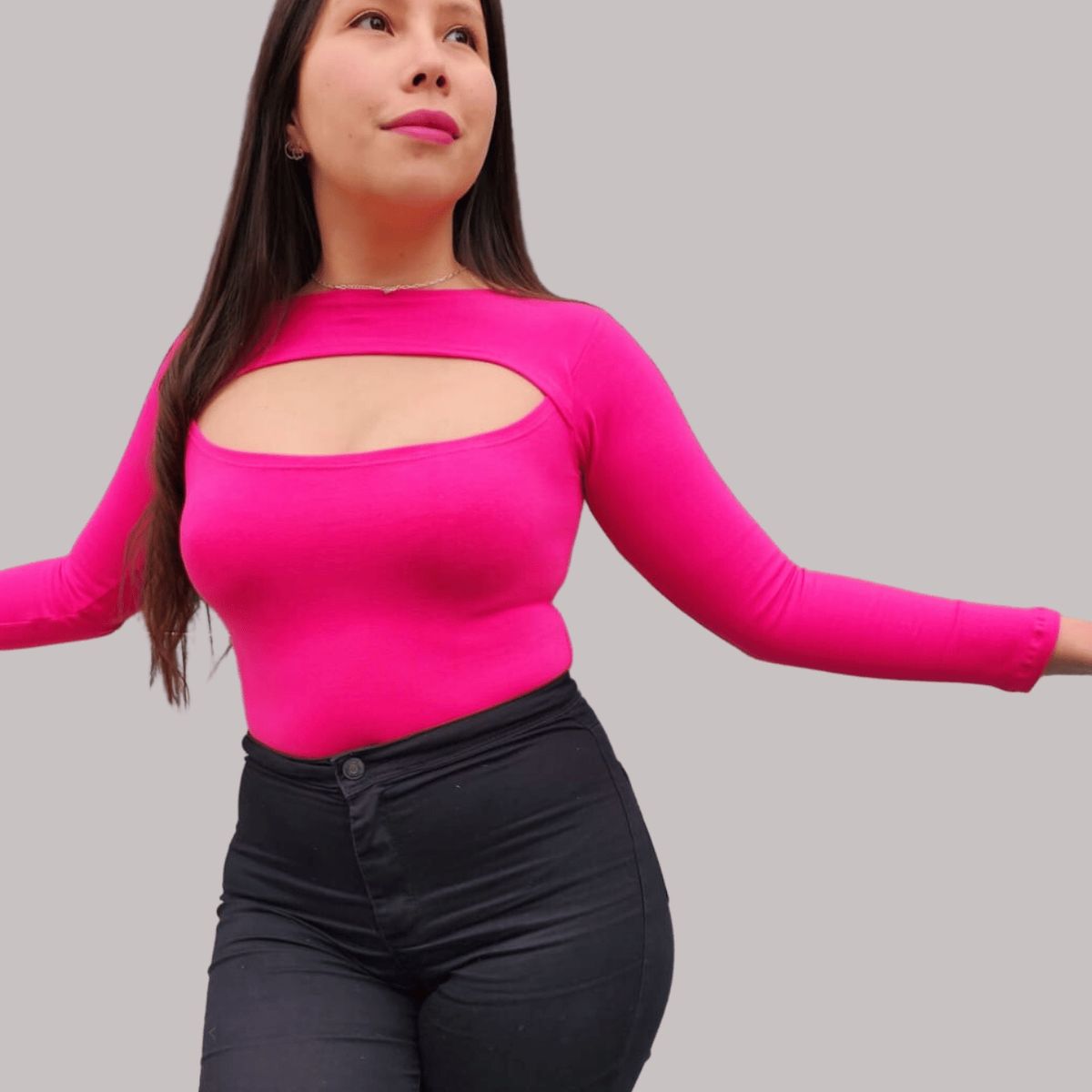 MABELLE - BODY ASIMETRICO ESCOTE ABIERTO