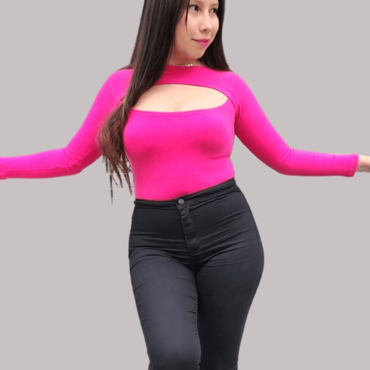 MABELLE - BODY ASIMETRICO ESCOTE ABIERTO