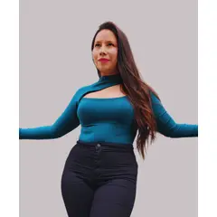 MABELLE - BODY ASIMÉTRICO CUELLO ALTO
