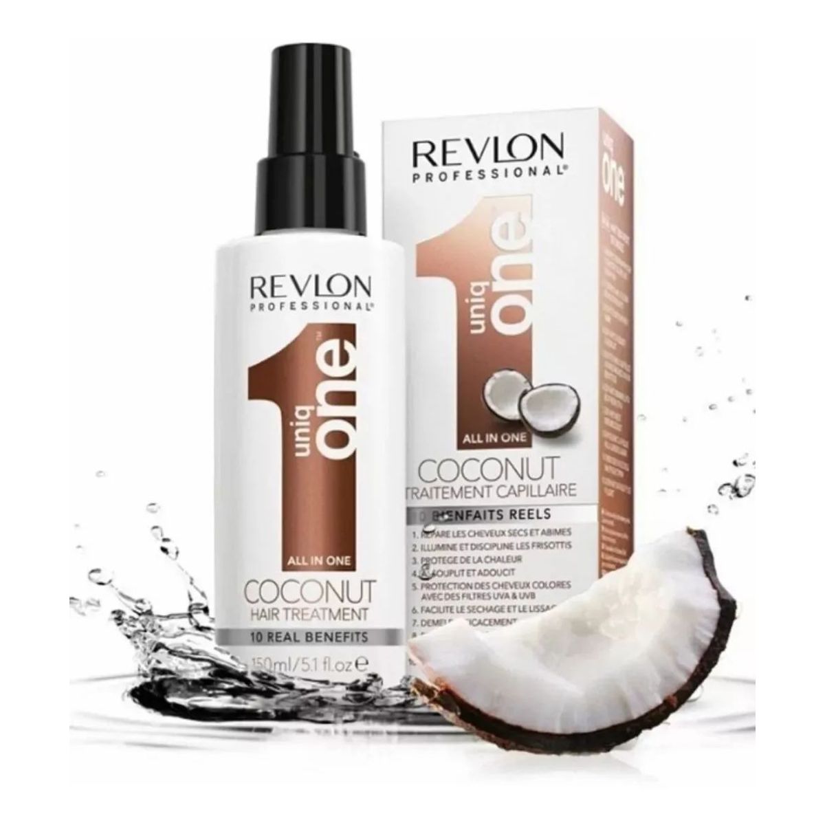 REVLON - Revlon One Coconut Tratamiento 10 Beneficios en uno 150 ml.