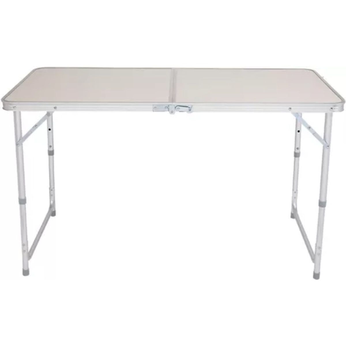 GENERICO - Mesa Plegable Blanca Transportable  120x60cm