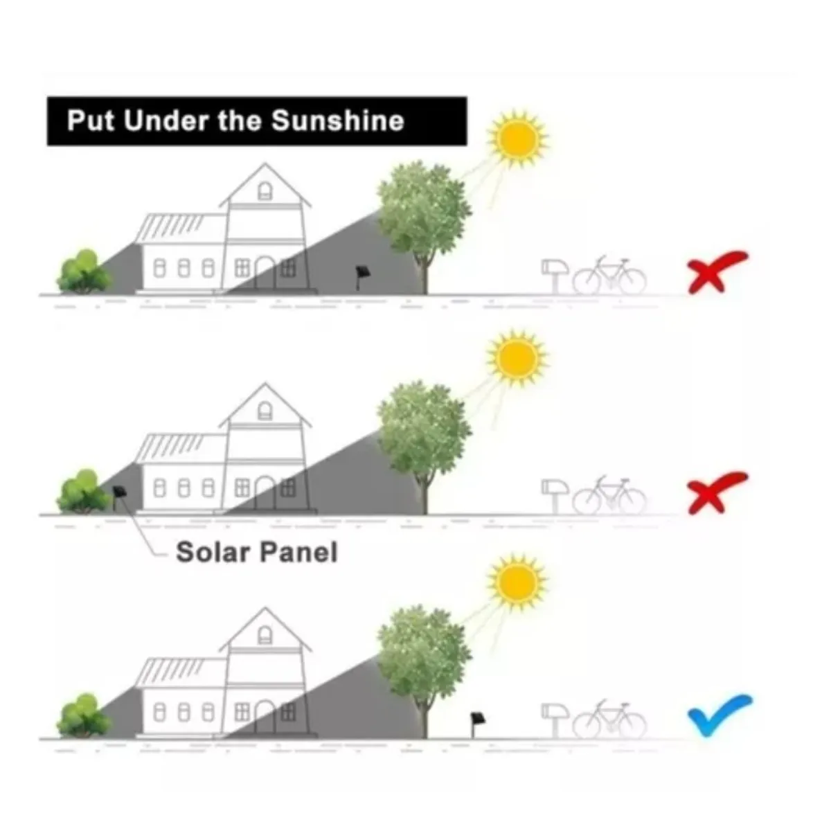 GENERICO - PACK X3 luces 200 led 20m  hadas solares multicolor para exterior