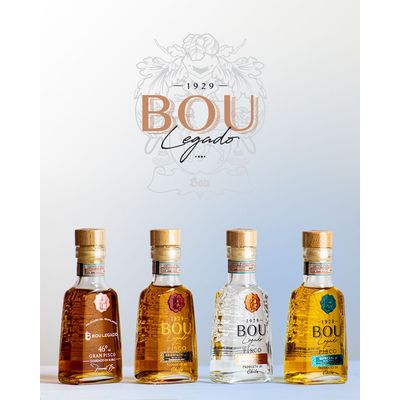 Imagen 2 del producto Colección 4 Miniaturas Pisco Legado Ganador Mejor del Mundo