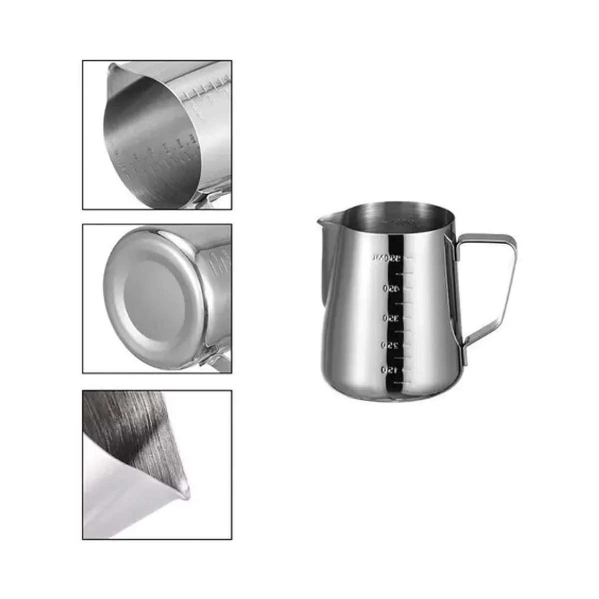 GENERICO - Jarra Espumadora Leche Lechero Medidor Texturizar Barista