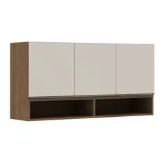 DF HOME - Mueble Mural Aereo de Cocina Conecta - Ebano Off White 1313M