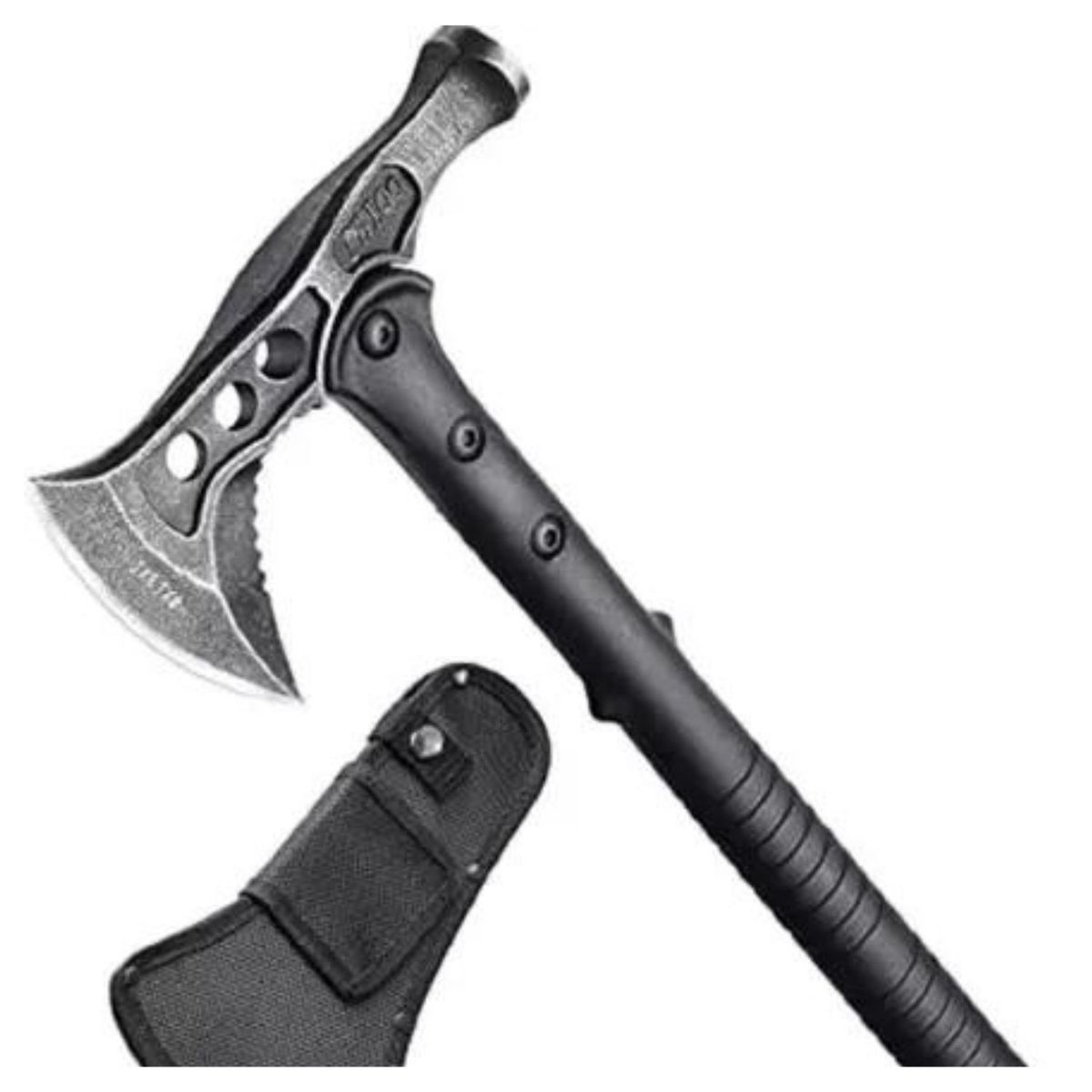 GENERICO - Hacha camping martillo tomahawk con funda aa39