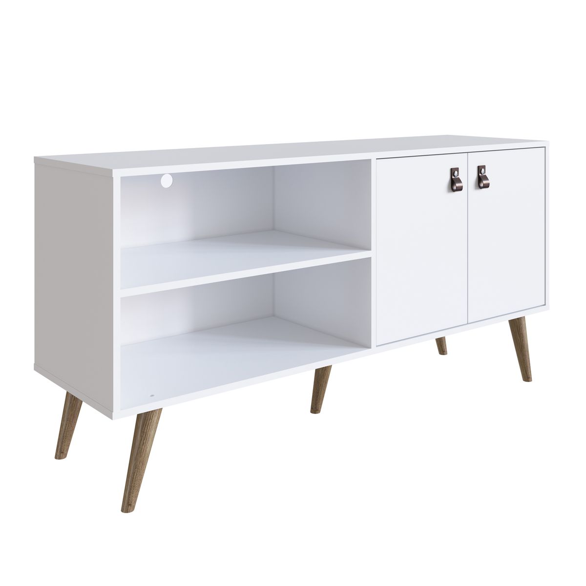 DF HOME - Rack 2 Puertas Blanco Fosco