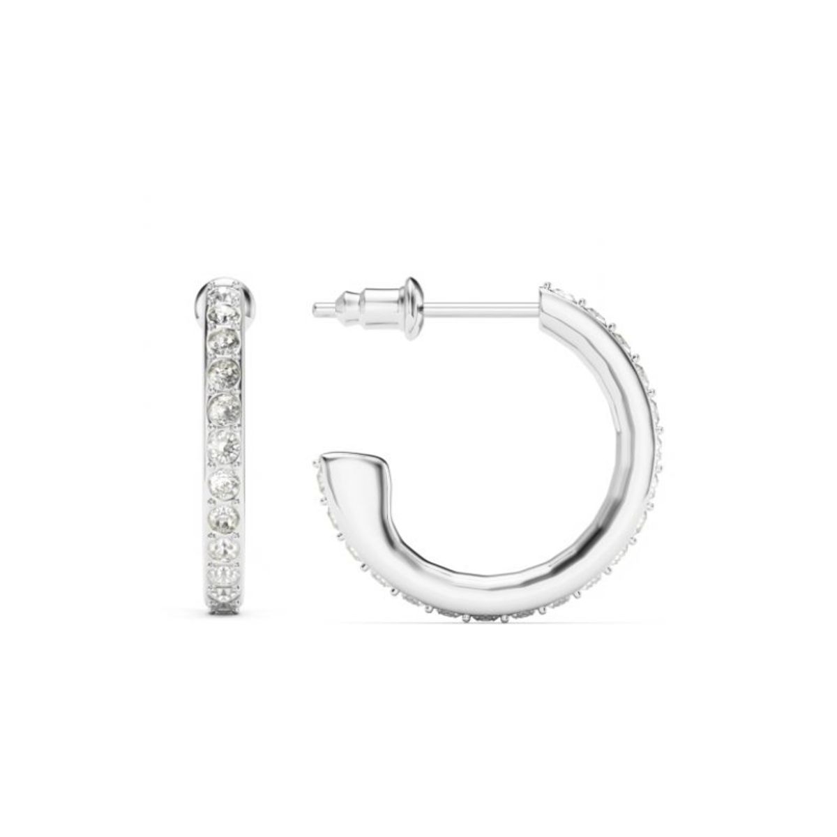 BLOOM CRYSTAL - Aros Eternity 18 mm – Baño Oro, Hipoalergénicos