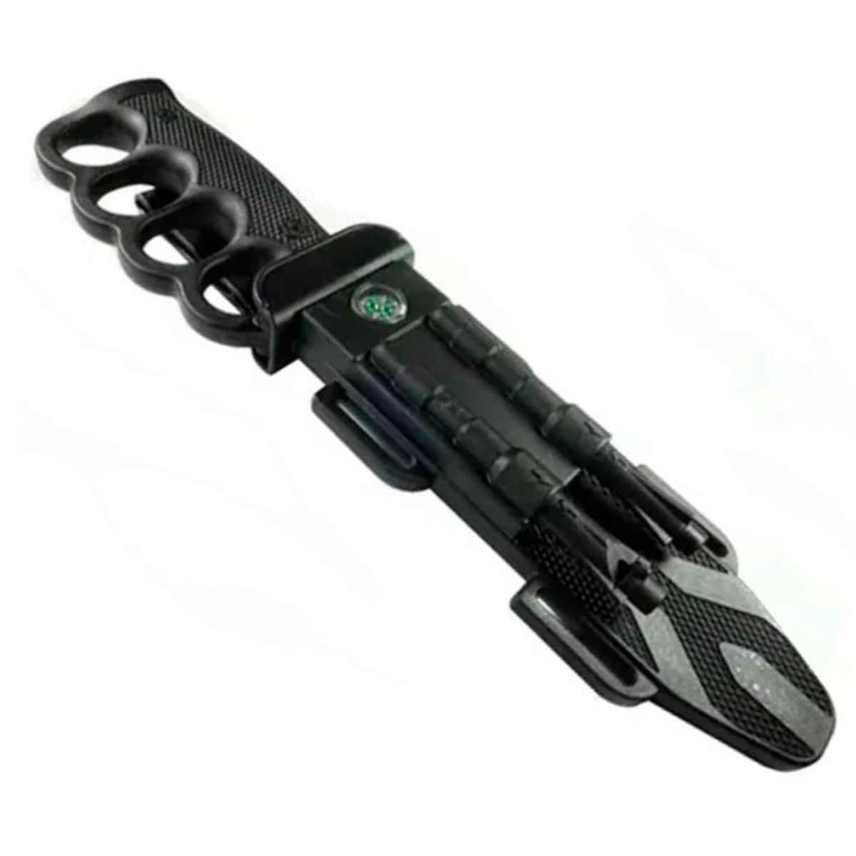 GENERICO - Cuchillo Multiuso con pedernal super BLACK AG54